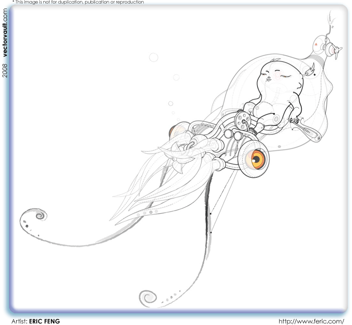 eric feng vector illustration vectorvault