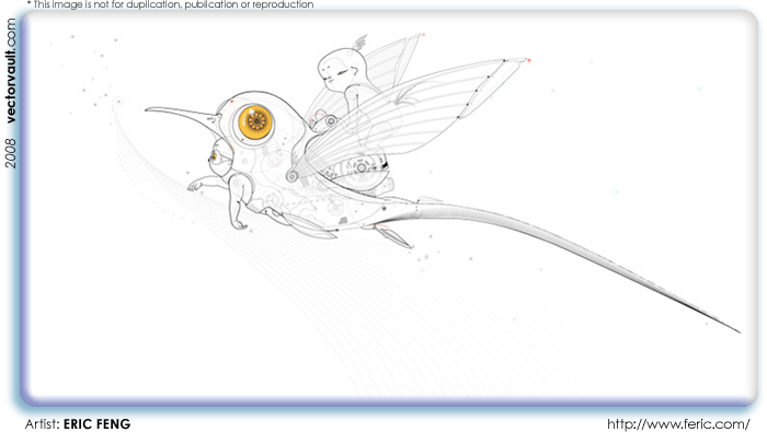 eric feng vector illustration vectorvault