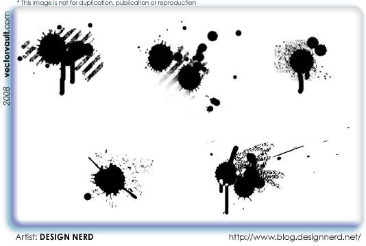 free vector download splats design nerd