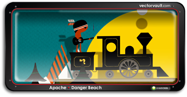 Vector Video: Apache for Danger Beach