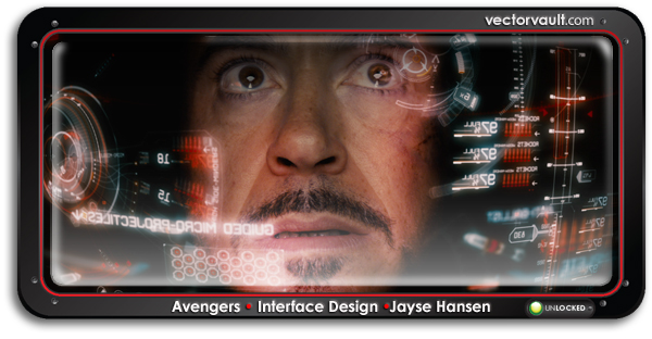 The Avengers interface design by Jayse Hansen