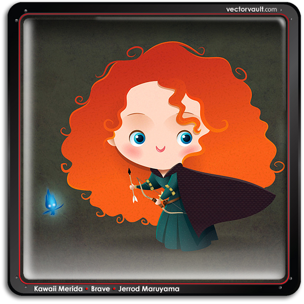 Kawaii Merida - Brave - Jerrod Maruyama