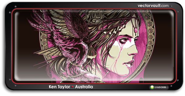 ken-taylor-illustrator-australia-Any Forty x T-world