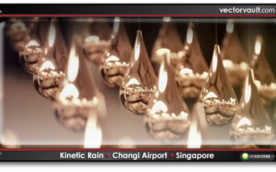 (VIDEO) Kinetic Rain – Changi Airport Singapore