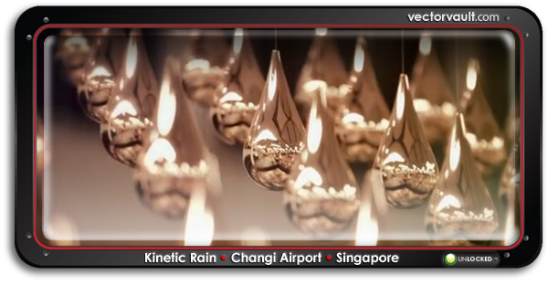 (VIDEO) Kinetic Rain – Changi Airport Singapore