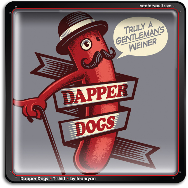 dapper-dogs-t-shirt-leonryan-vector-art-buy-search-vectors