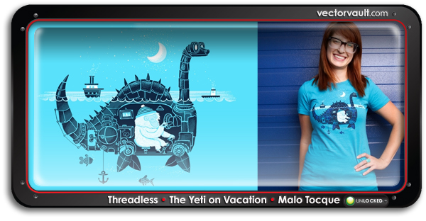 treadless The Yeti on Vacationby Malo Tocquer