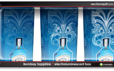 Bombay Sapphire Self-Illuminating Package by Yehrin Tong