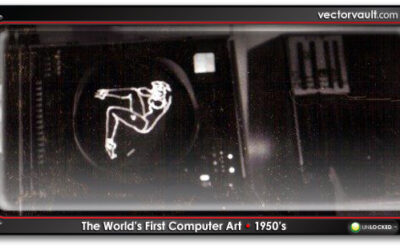 The World’s first computer art was Vector Art