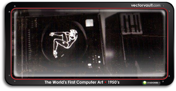 The World’s first computer art was Vector Art