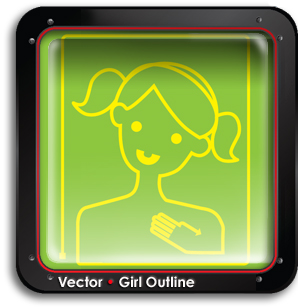 buy-vector-girl-outline-buy-search-vectors