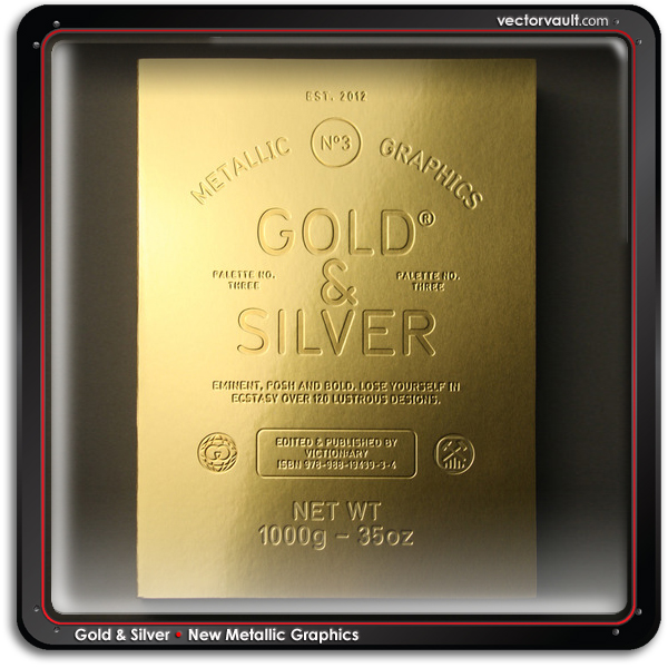 Gold & Silver book New Metallic Graphics