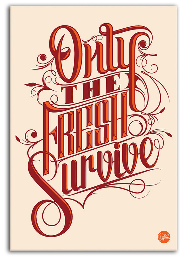 buy-poster-only-the-fresh_survive-vector-poster-vectorvault