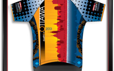 Ottawa Duathlon – Cycling Jersey Design by Adam Jarvis