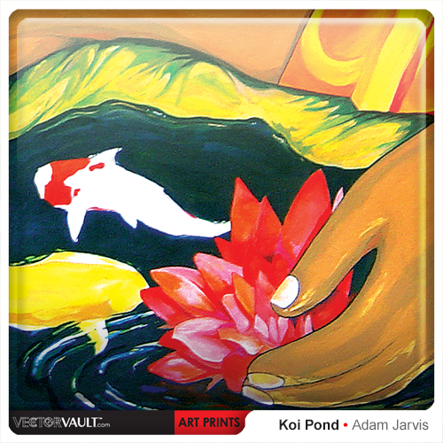 6-022-buy-art-print-koi-pond-by-adam-jarvis-painting-sized-to-fit-ikea-frame