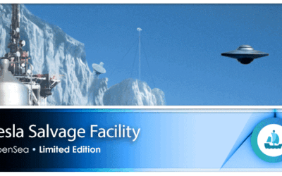 Tesla Salvage Facility – Limited Edition NFT by Vectorvault