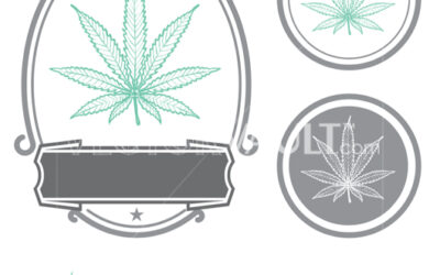 Vector Cannabis Leaf Branding