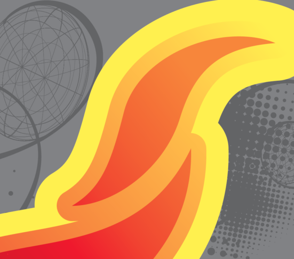 Vector Flaming Basketball logo  - Image 4